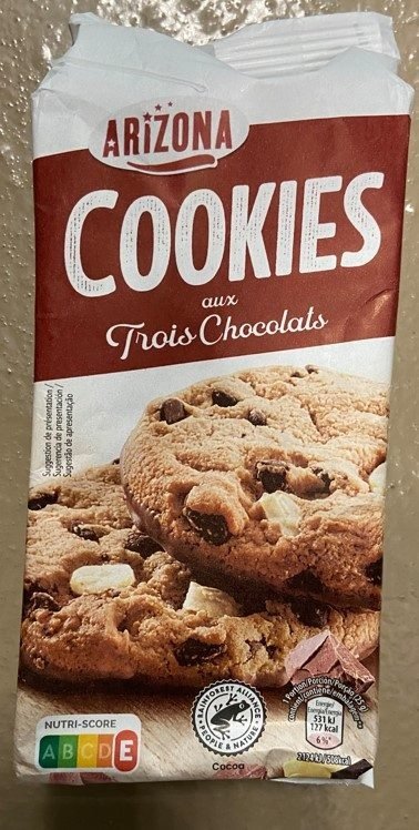 Rappel de produit COOKIES ARIZONA Présence possible de fragments métalliques