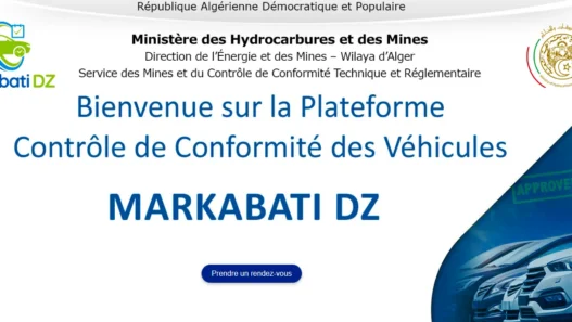 MarkabatiDZ Nouveau dispositif pour faciliter le contrôle de conformité des véhicules des habitants d’Alger 🚗