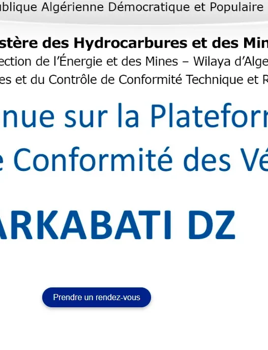 MarkabatiDZ Nouveau dispositif pour faciliter le contrôle de conformité des véhicules des habitants d’Alger 🚗