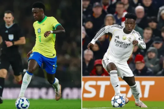 Vinicius Junior Le visage contrasté d'une star entre le Real Madrid et la Seleção
