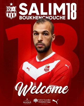 Salim Boukhenchouche rejoint officiellement le CR Belouizdad